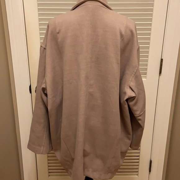 🎉HP🎉. Free People Hannah Oversized Slouchy Blazer / Pea Coat in Camel - Picture 10 of 16